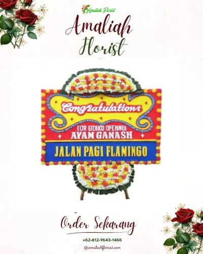 Bunga Papan Congratulation di Mappala